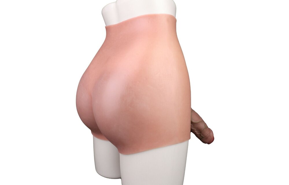 Realistische Silikon-Körperform mit Penis und Bauch kaufen