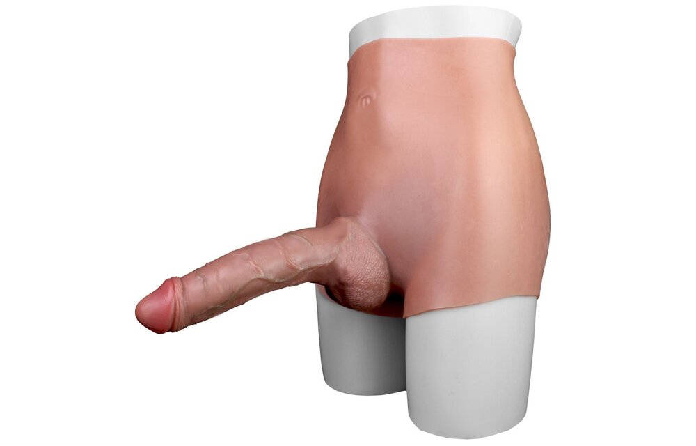 Realistische Silikon-Körperform mit Penis und Bauch kaufen