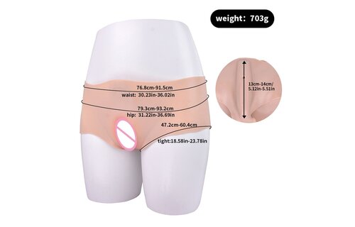 Realistische Silikon-Körperform Vagina