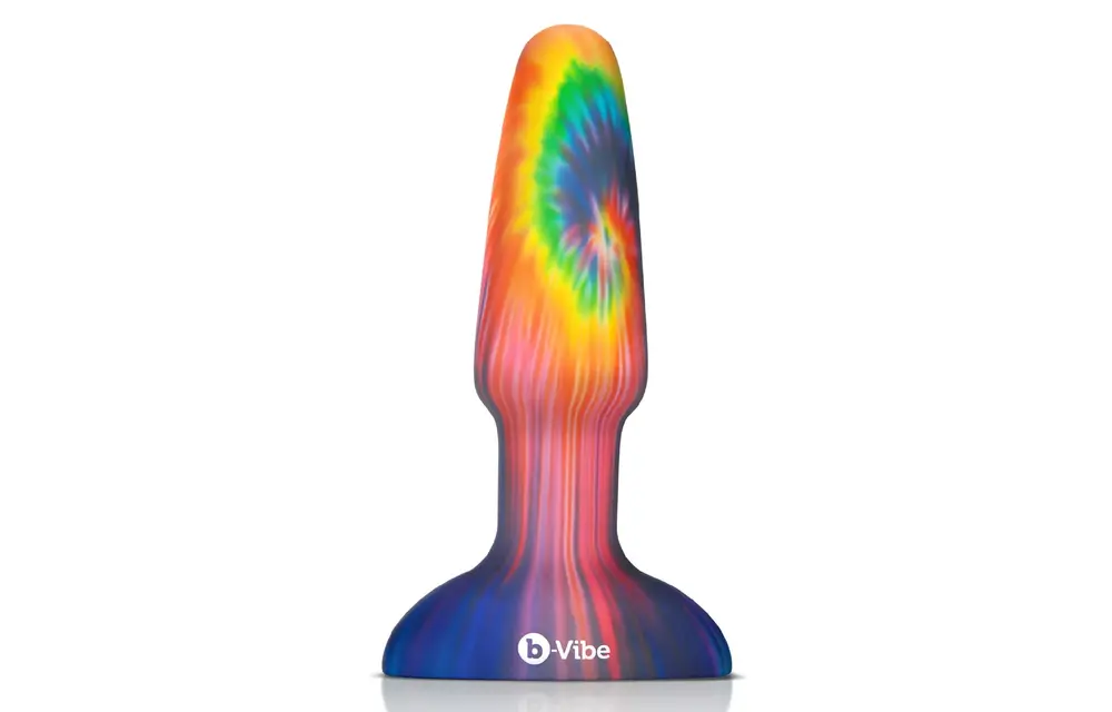 Peace & Love Tie Dye Rimming Plug 15 cm | Psychedelisch Genot