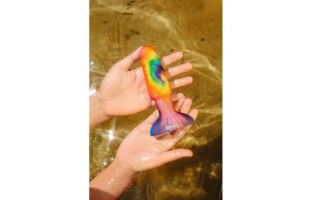 Peace And Love Tie Dye Rimming Plug