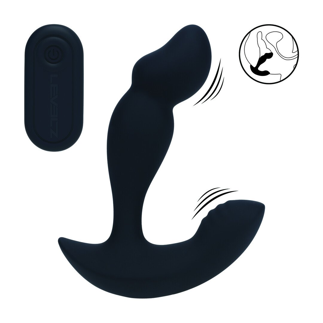 Dual Motor Vibrating Silicone Prostate Stimulator