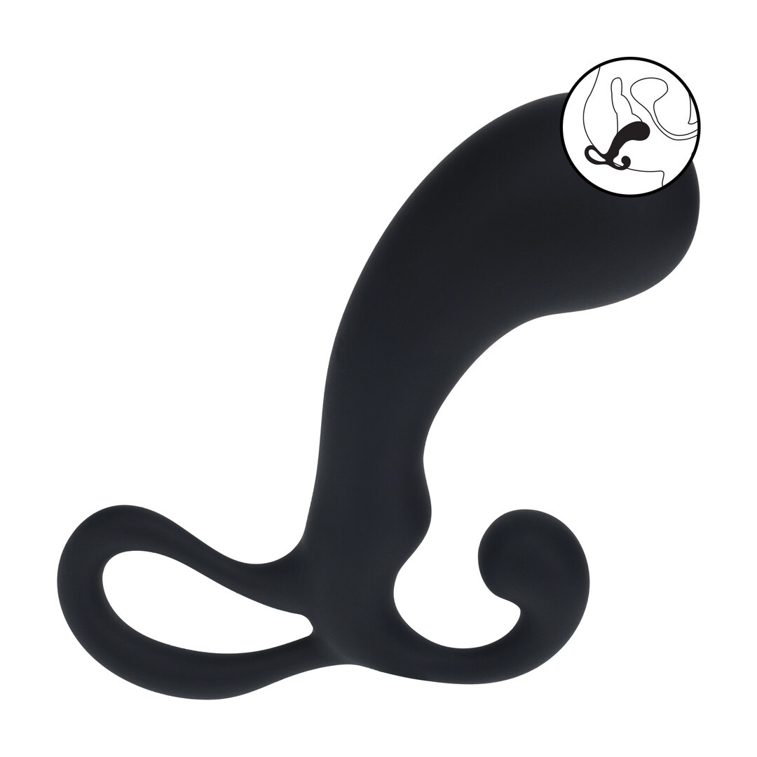 Loop Prostate Massager S – Precision & Comfort in Black Silicone