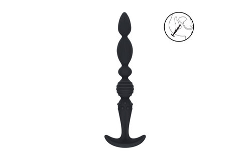 Multi-Textured Anal Probe 26 cm | Silicone Probe Safe & Quiet