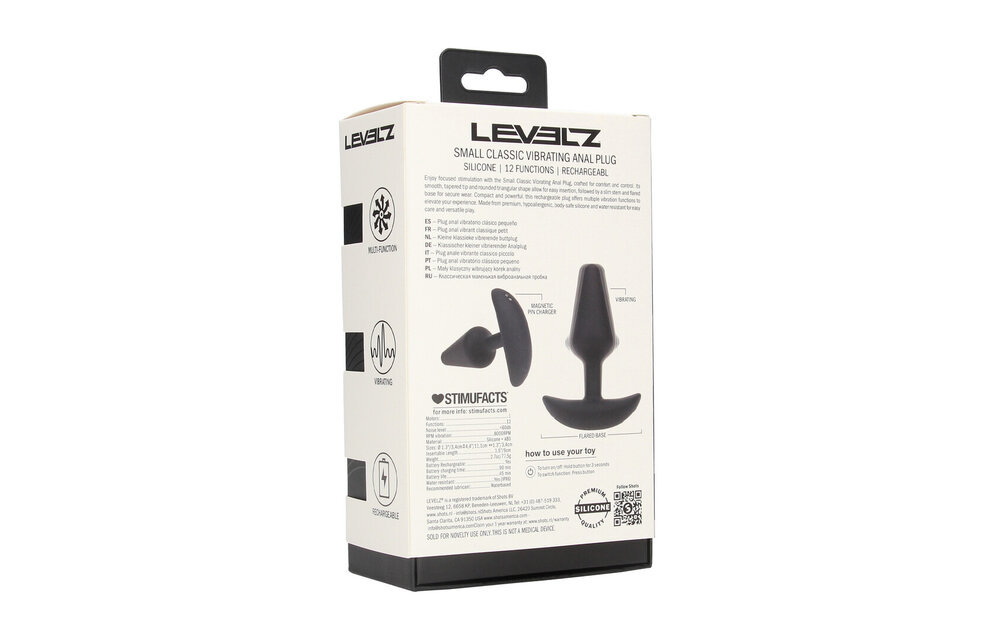 Klassieke Vibrerende Anale Plug S 11,1 cm – Compact & Krachtig