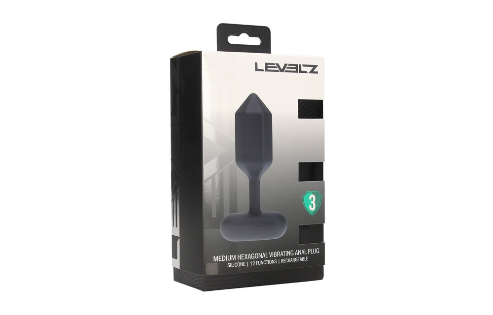 Hexagonal Vibrating Anal Plug M