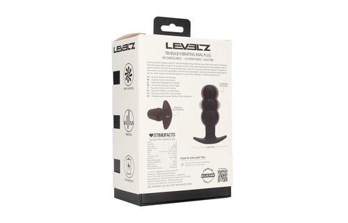 Tri Bulb Vibrating Anal Plug