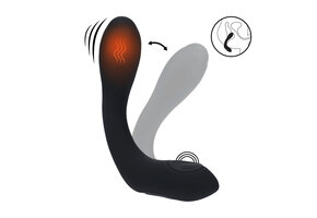 Heated Tapping Silicone Prostate Stimulator