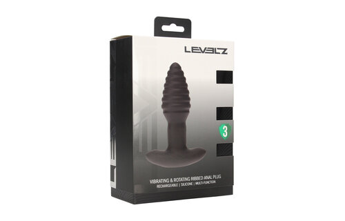 Vibrating Black Silicone Anal Plug 8.3 cm – Intense Sensation