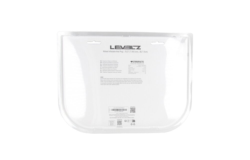 Geribbelde Opblaasbare Anale Plug