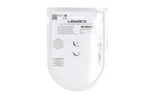 Siliconen Cockring met Prostaatstimulator - Intens Genot M