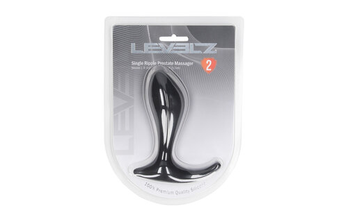 Enkele Golf Siliconen Prostaat Massager Zwart - Levelz Plezier