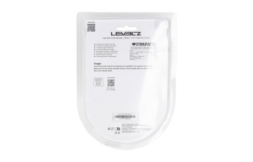 Single Wave Silicone Prostate Massager Black - Levelz Pleasure