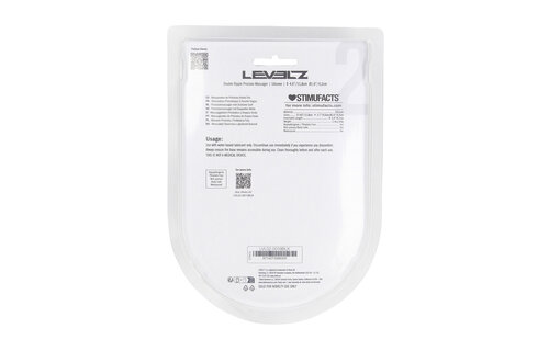 Dubbele Ripple Siliconen Prostaat Massager | Intens Genot Zwart