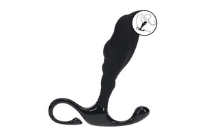 Ribbed Hard Loop Prostate Massager L