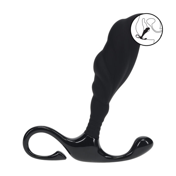 Ribbed Hard Loop Prostate Massager L