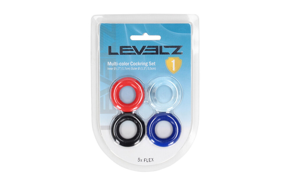 Cock Ring Set of 4 - Multicolour, Comfort & Better Performance