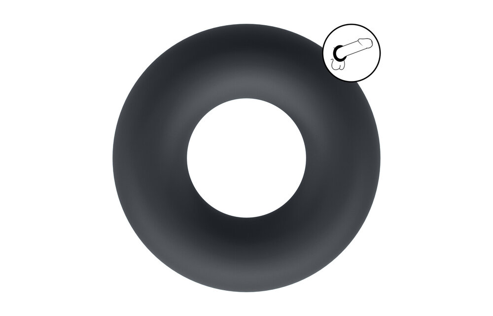 Liquid Silicone Cock Ring S Black – Improve Stamina