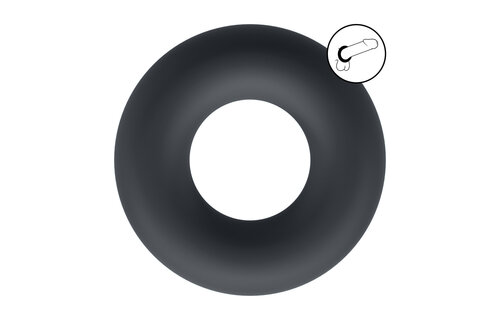 Liquid Silicone Cock Ring S Black – Improve Stamina