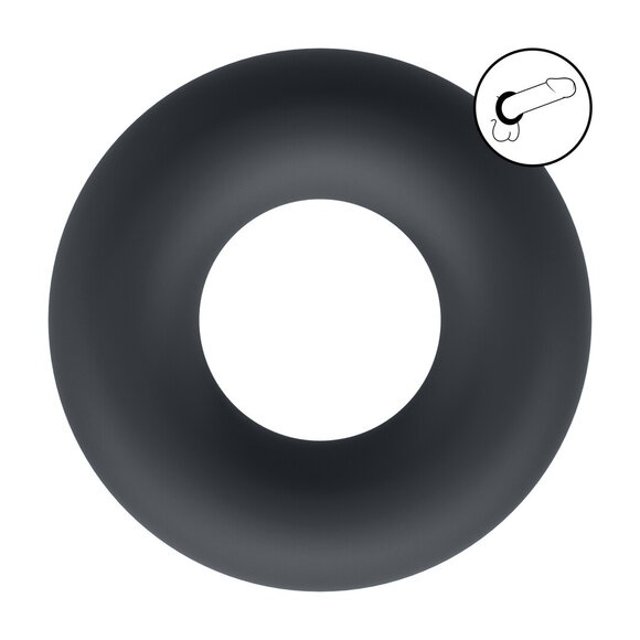 Liquid Silicone Cock Ring S Black – Improve Stamina