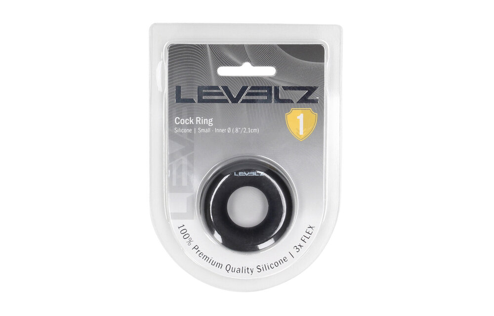 Liquid Silicone Cock Ring S Black – Improve Stamina