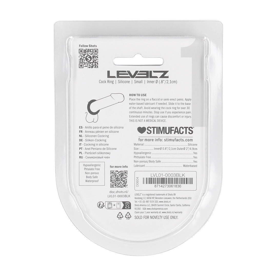 Flüssiger Silikon-Cockring S schwarz – Verbessern Sie Ihre Ausdauer