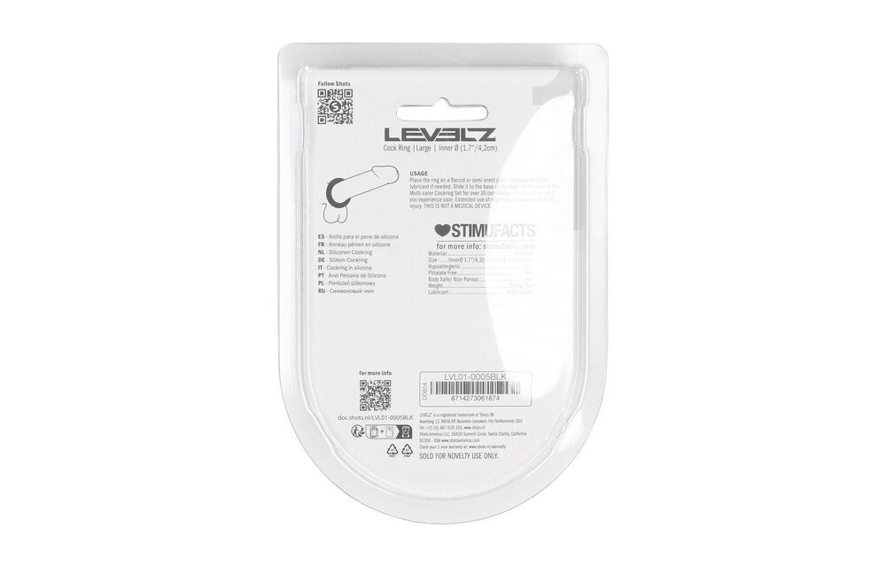 Liquid Silicone Cock Ring L – Comfort & Stamina