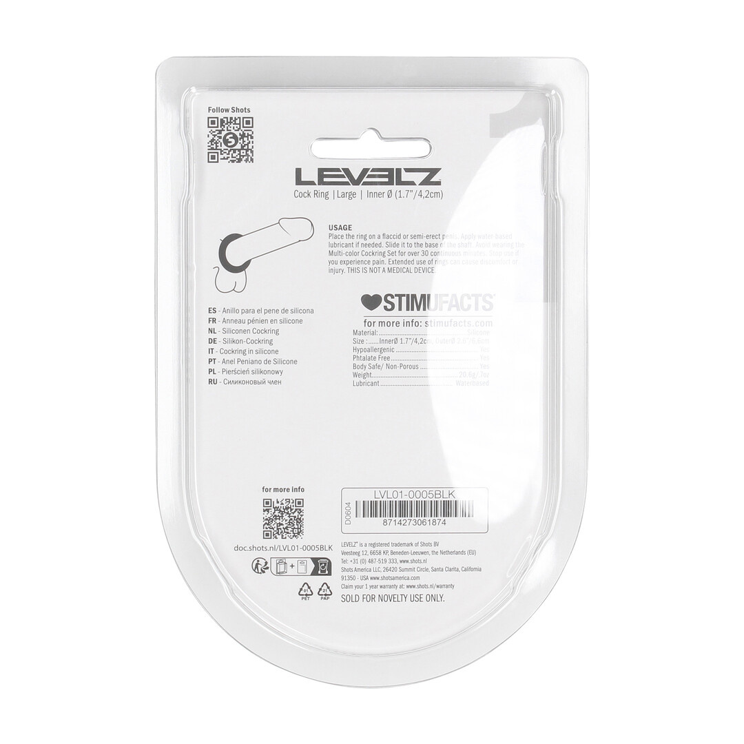 Flüssiger Silikon-Cockring L – Komfort & Ausdauer