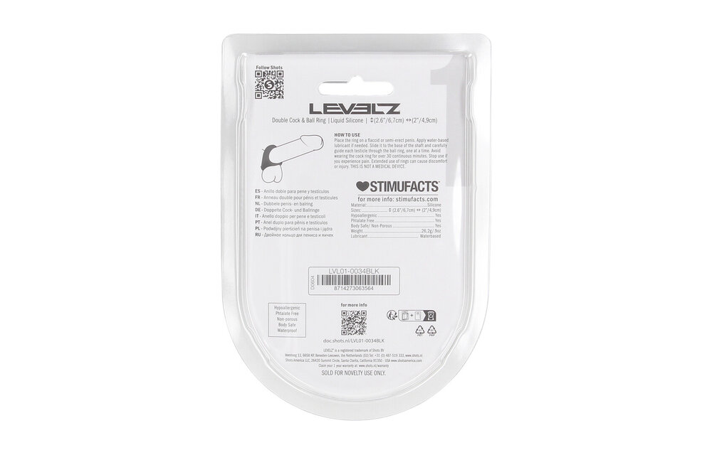 Double Liquid Penis and Ball Ring