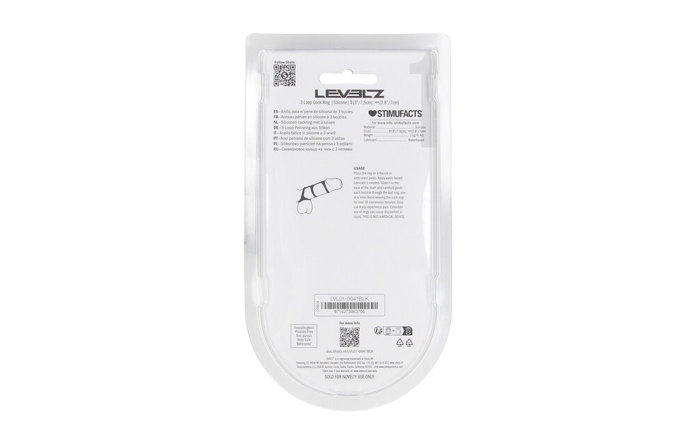 3-Loch-Silikon-Cockring Schwarz – Mehrschichtige Stimulation & Unterstützung