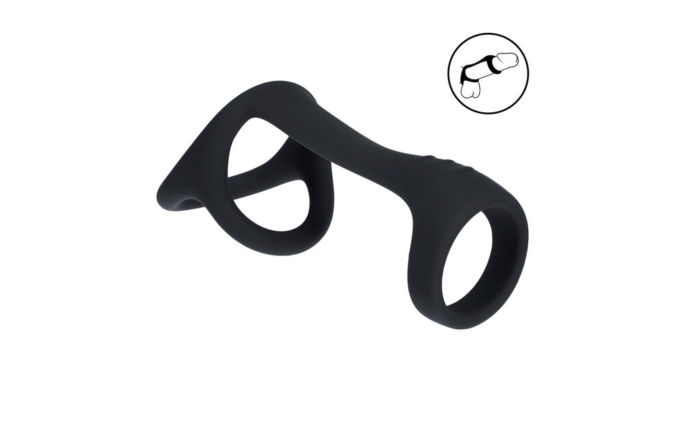 Tri O siliconen cockring & ballenring – comfort & controle