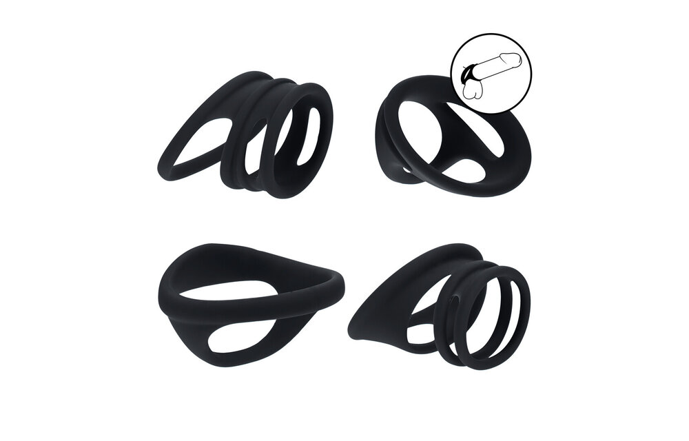 Cock and Ball Ring Set of 4