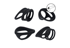 Cock and Ball Ring Set of 4