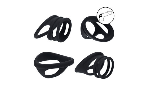 Cock and Ball Ring Set of 4