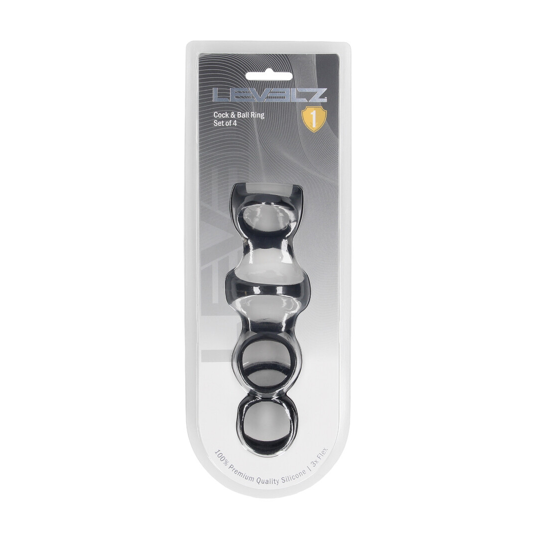 Cock- en Ballenring Set van 4