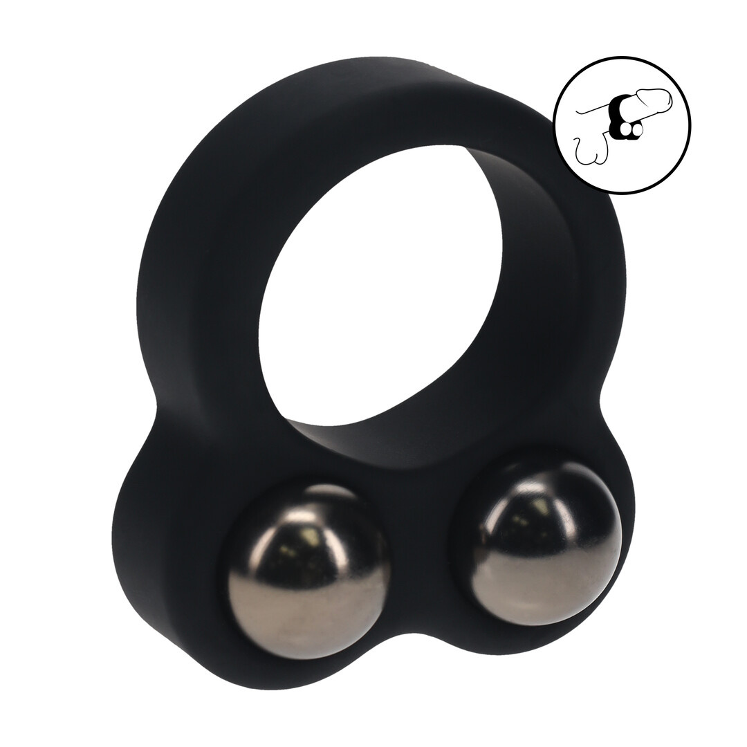 Double Weighted Ball Cockring