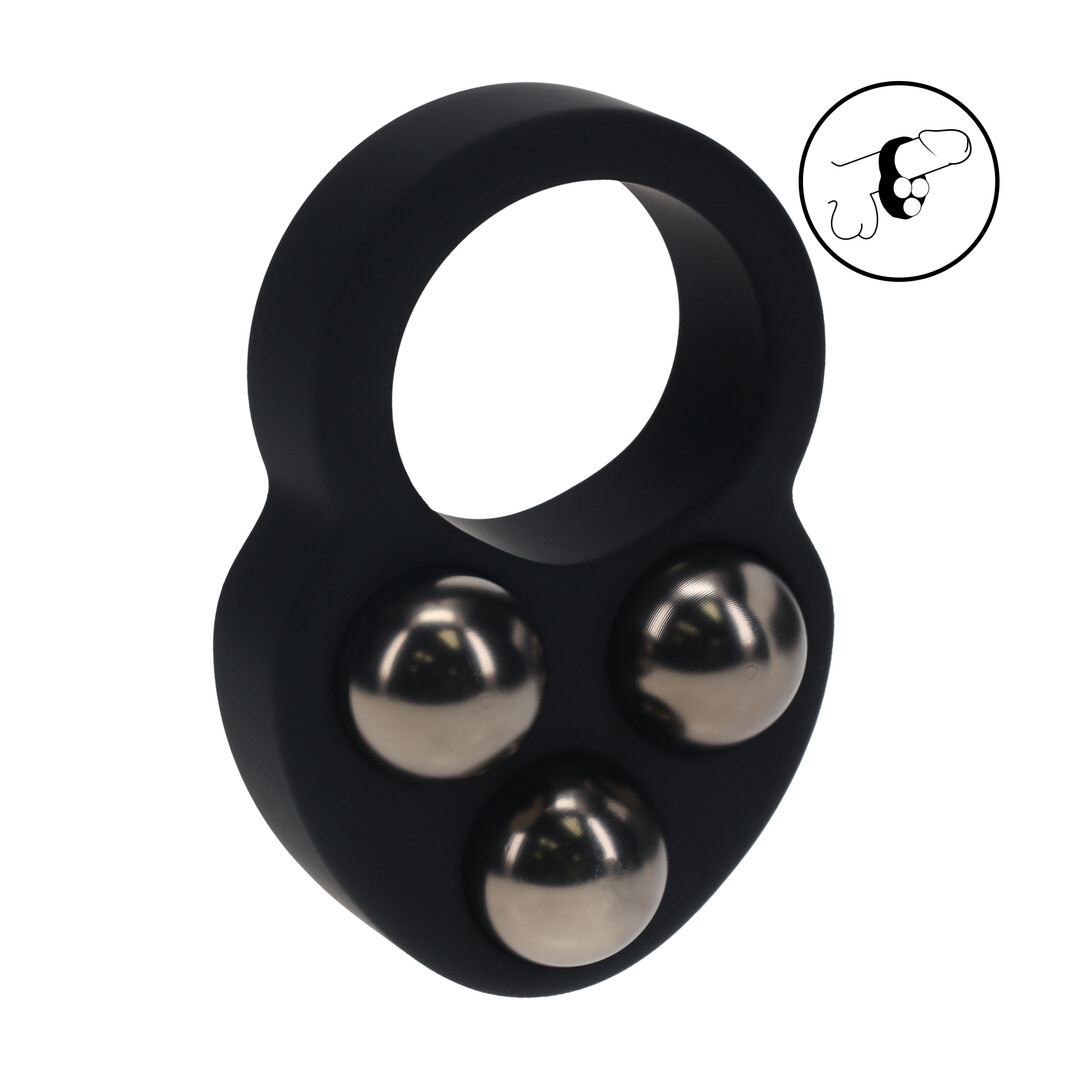 Triple Weighted Ball Cockring