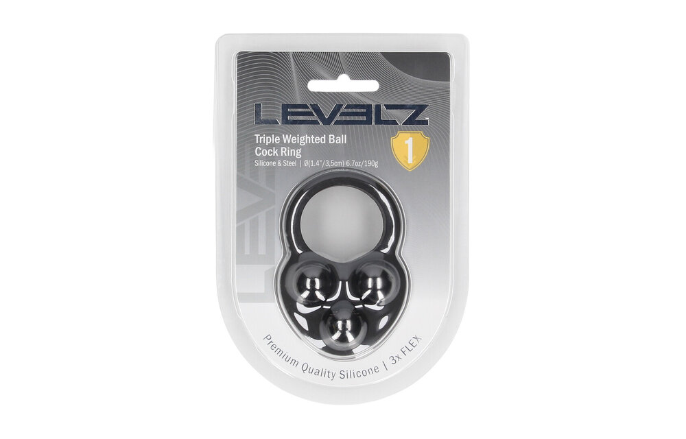 Triple Weighted Ball Cockring