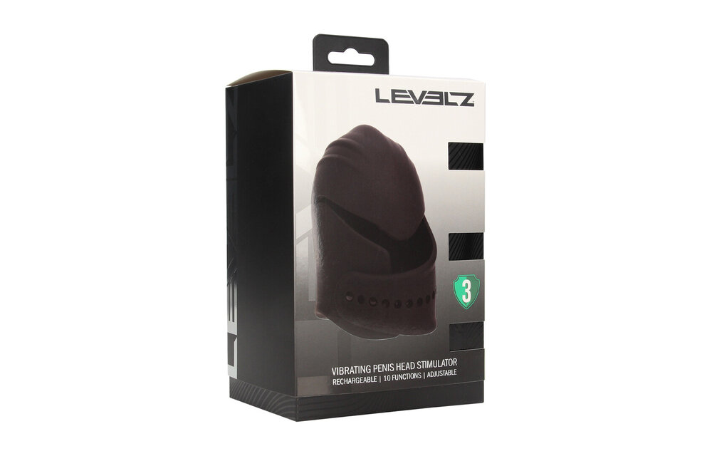 Verstelbare Vibrerende Siliconen Penis Stimulator - Zwart