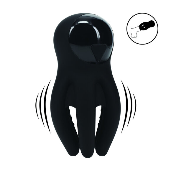 Digital Vibrating Penis Head Stimulator with Tentacles