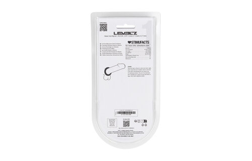 Siliconen Cockring Set 3 Stuks XS-S-M Zwart - Levelz