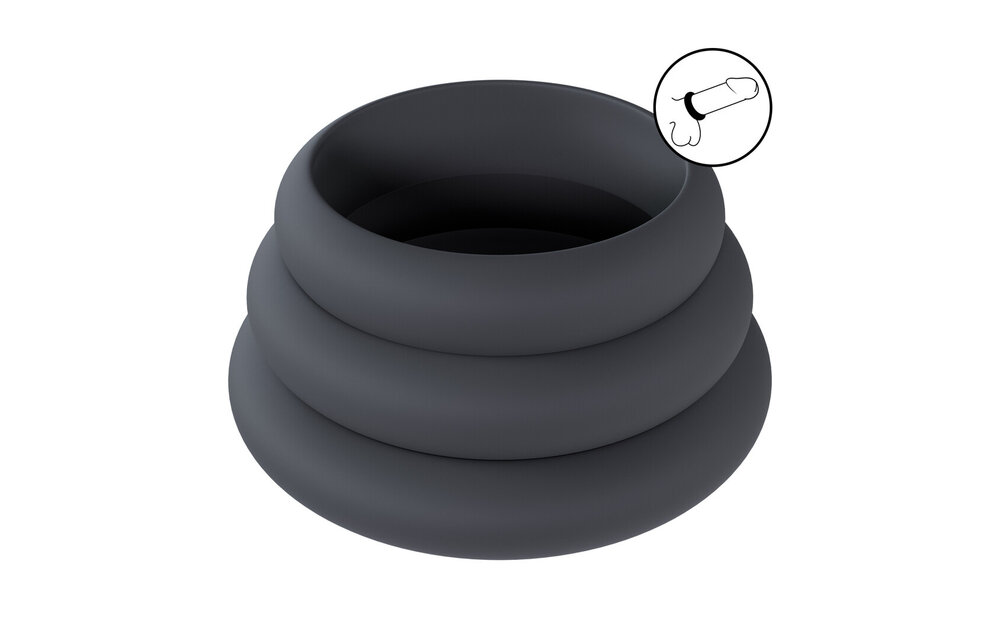 Wide O Cockring 3er-Set L/XL/XXL