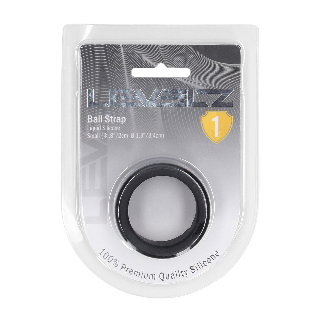 Liquid Silicone Ball Strap S 34 mm Black – Comfort & Tension