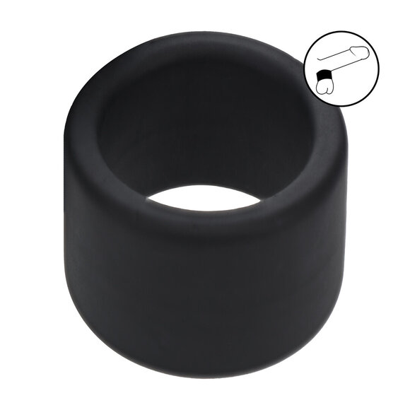 Liquid Silicone Ball Strap L 34mm Black – Comfort & Grip