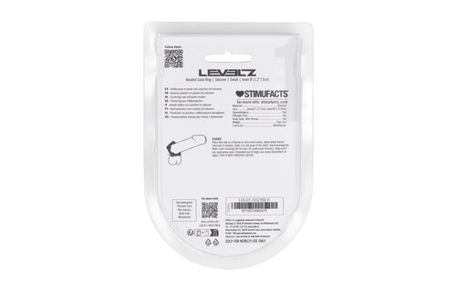 Kralen Siliconen Cockring S 30mm Zwart – Comfort & Kracht