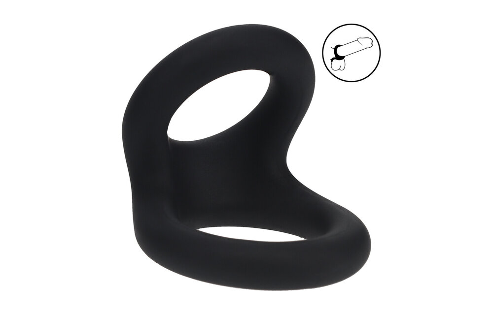 Double O Silikon-Cockring S Schwarz – Kraftvolle Empfindung
