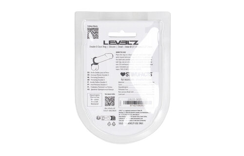 Double O Siliconen Cockring S Zwart – Krachtige Sensatie