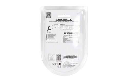 Double O Silicone Cock Ring L - Black | LEVELZ Maximum Sensation