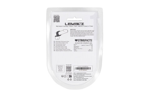 Breiter Double O Silikon-Cockring Schwarz – LEVELZ S