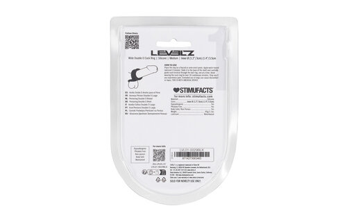 Breiter Doppel-O-Silikon-Cockring M Schwarz – Extra Kraft